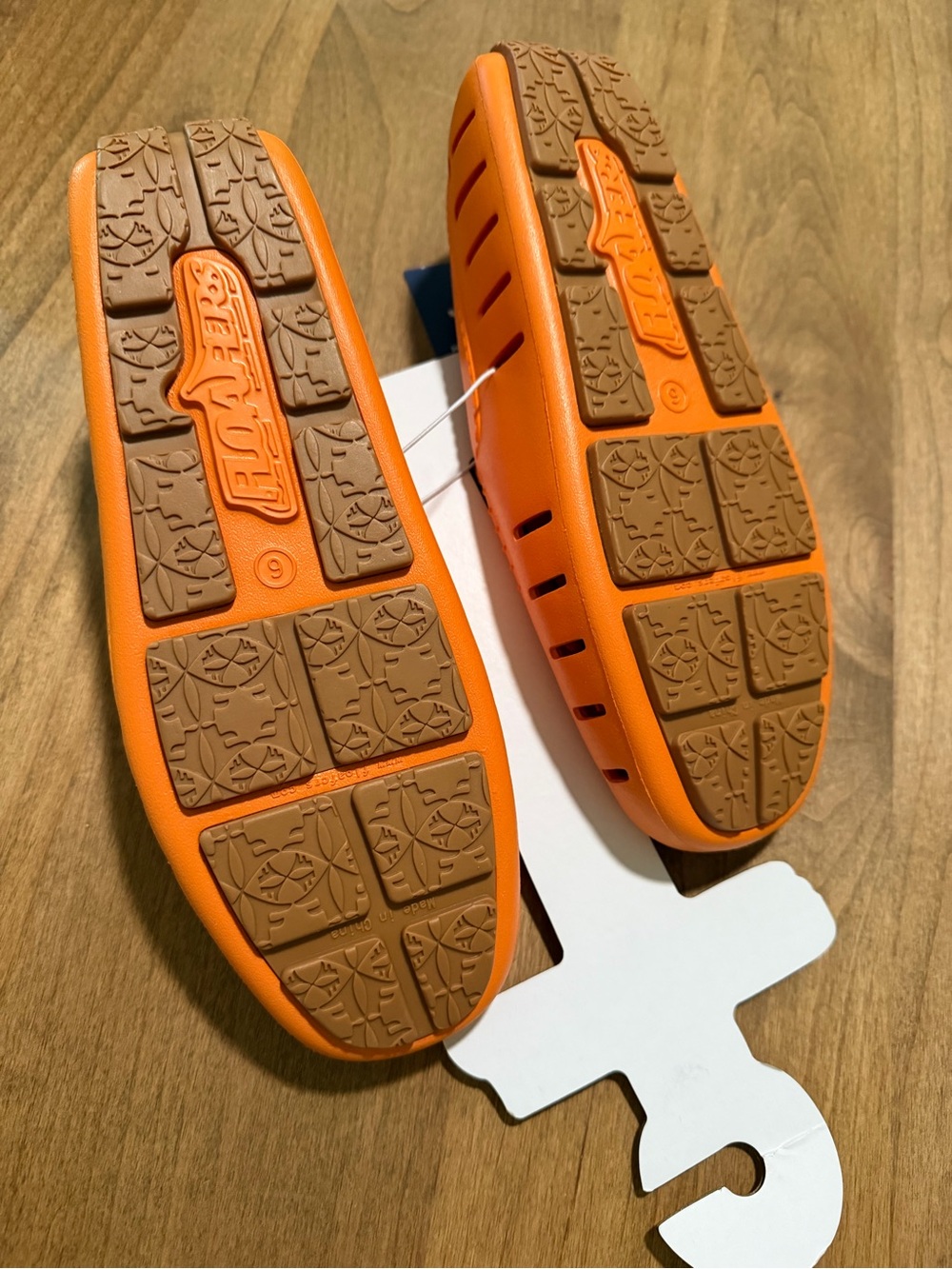Floafers Men's Slip-On Water Shoes in Orange - Picture 3 of 3